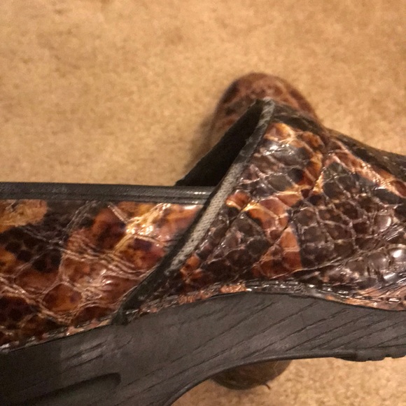 Sanita Clogs (Brown snakeskin) - Picture 4 of 5